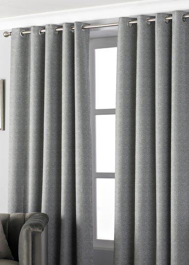 Paoletti Pendleton Jacquard Eyelet Curtains