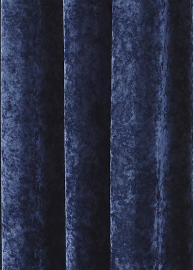 Paoletti Verona Crushed Velvet Eyelet Curtains