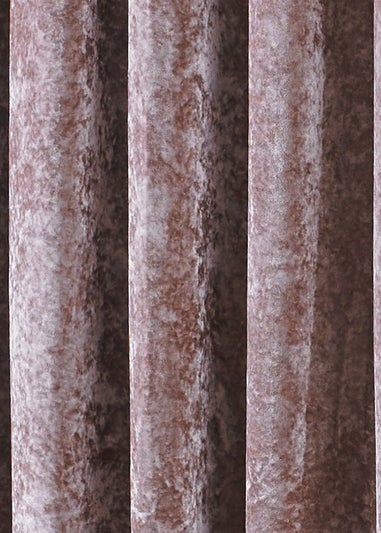 Paoletti Verona Crushed Velvet Eyelet Curtains