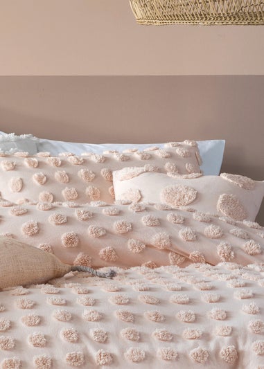 Linen House Haze Polka Tufted Duvet Cover Set