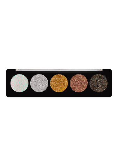 Profusion Cosmetics Silver Glitter Onyx Gems