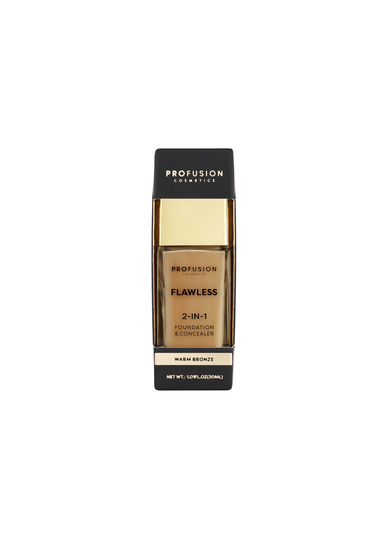 Profusion Cosmetics Flawless 2-in-1 Foundation & Concealer Warm Bronze