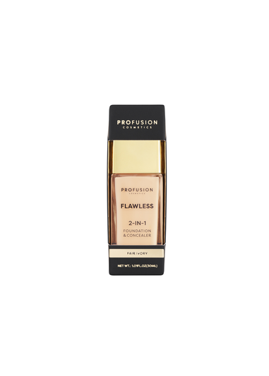 Profusion Cosmetics Flawless 2-in-1 Foundation & Concealer Fair Ivory