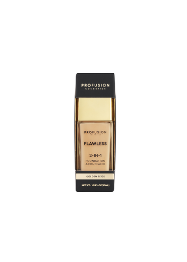 Profusion Cosmetics Flawless 2-in-1 Foundation & Concealer Golden Beige