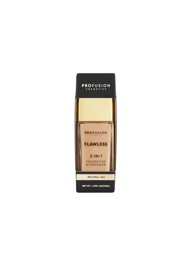 Profusion Cosmetics Flawless 2-in-1 Foundation & Concealer Neutral Tan