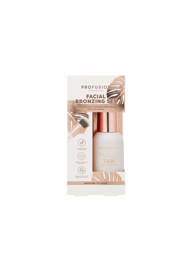 Profusion Cosmetics Facial Bronzing Set Medium To Deep