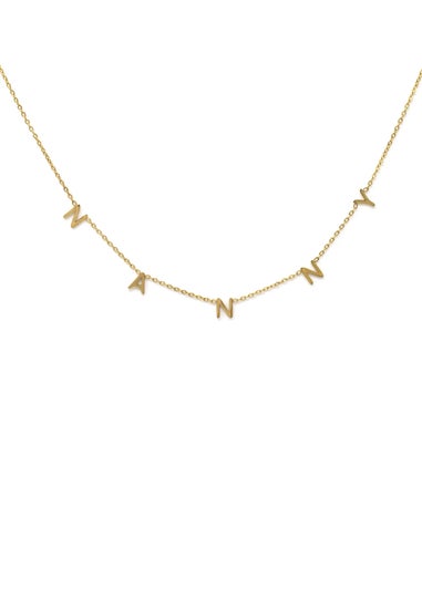 Say It With Gold Nanny Necklace