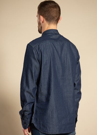 French Connection Blue Denim Long Sleeve Shirt