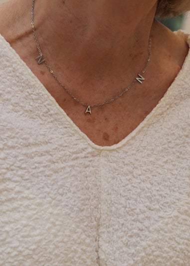 Say It With Silver Nan Necklace