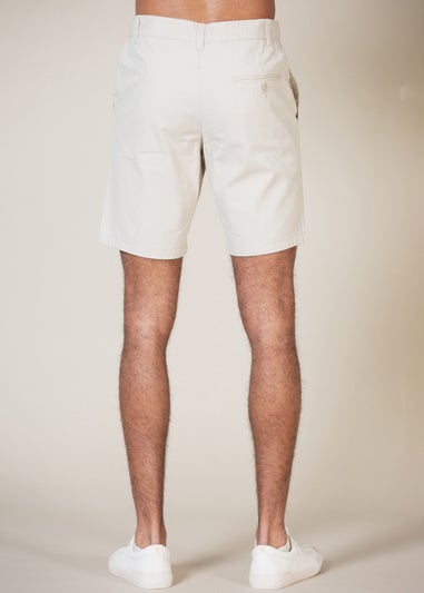 French Connection White/Navy Cotton Chino Shorts 2 Pack