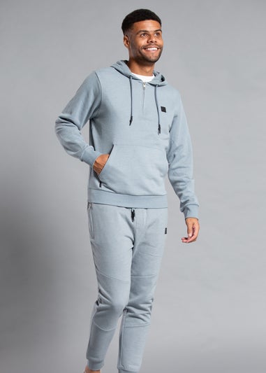 Tokyo Laundry Grey Zip Neckline Hoody