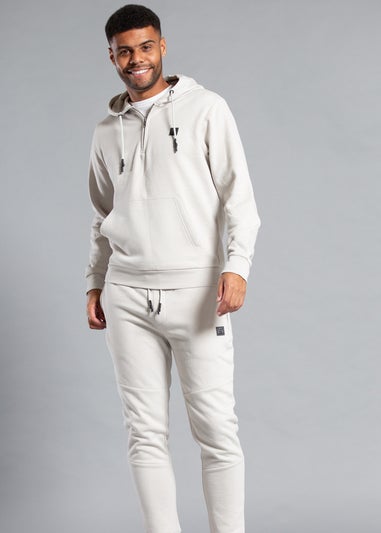 Tokyo Laundry Light Grey Zip Neckline Hoody