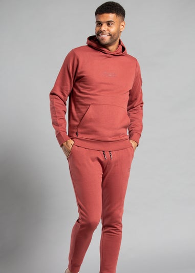 Tokyo Laundry Red Cotton Blend Staple Drawstring Joggers