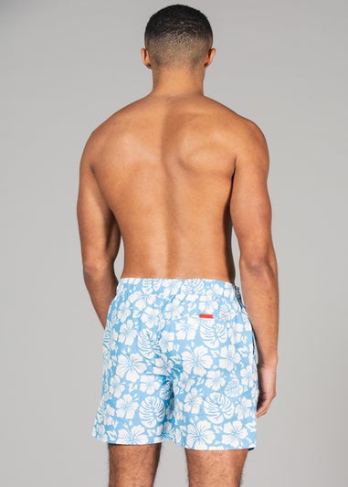 Tokyo Laundry Blue Printed Swim Shorts 2-Pack