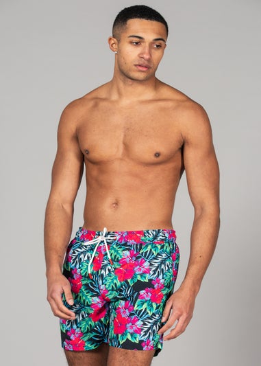 Tokyo Laundry Blue Printed Swim Shorts 2-Pack