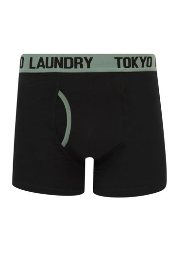 Tokyo Laundry Black Cotton 6-Pack Boxers