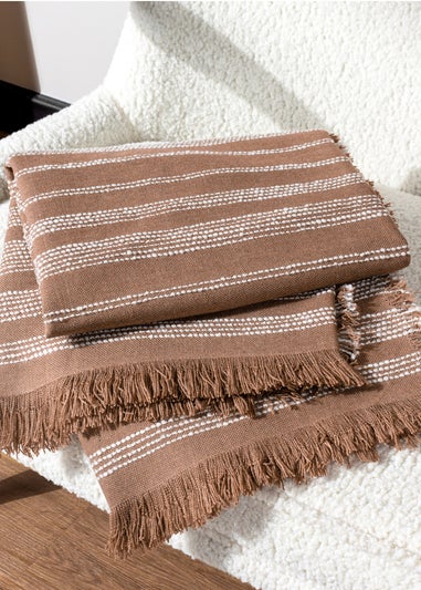 Hoem Jour Woven Fringed Throw (130 x 180cm)