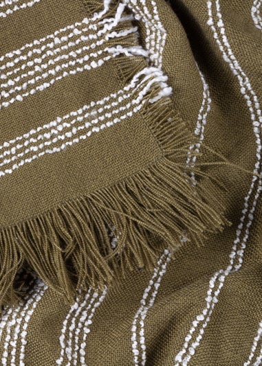 Hoem Jour Woven Fringed Throw (130 x 180cm)