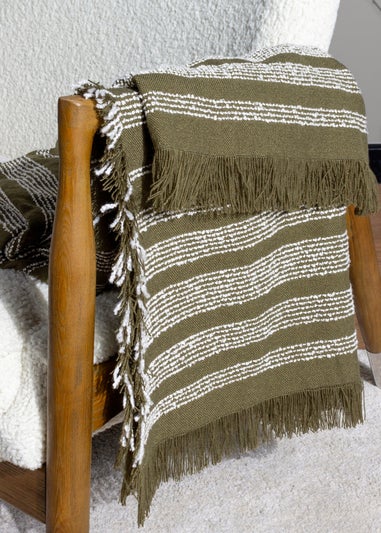 Hoem Jour Woven Fringed Throw (130 x 180cm)