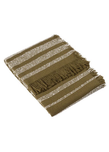 Hoem Jour Woven Fringed Throw (130 x 180cm)