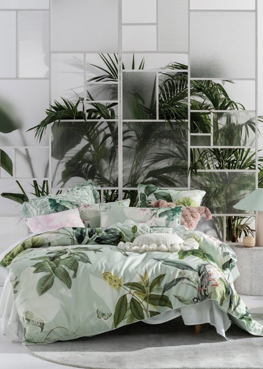 Linen House Glasshouse Botanical Duvet Cover Set