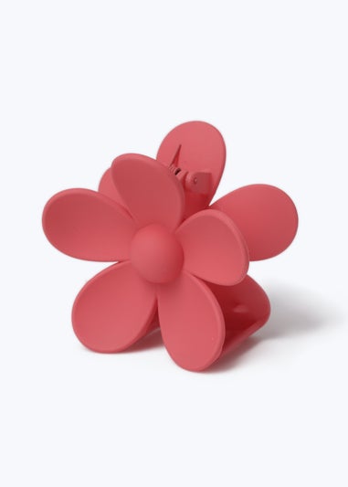 Muse Pink Flower Hair Claw Clip