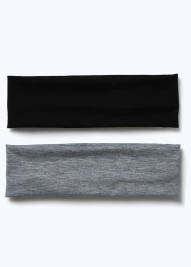 Muse Black & Grey 2 Pack Headbands