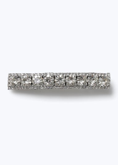 Muse Silver Chunky Diamante Clip