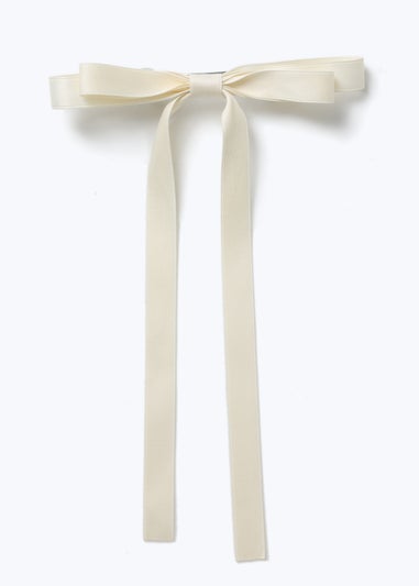 Muse Cream Bow Hair Clip