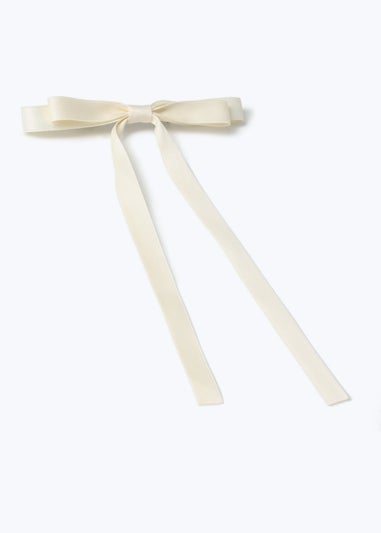 Muse Cream Bow Hair Clip