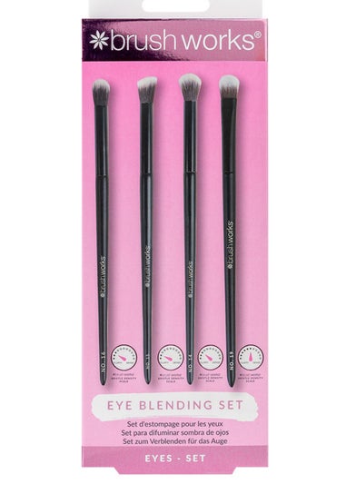 Brushworks Eye Makeup Black Brush Set