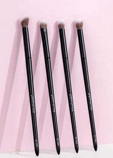 Brushworks Eye Makeup Black Brush Set