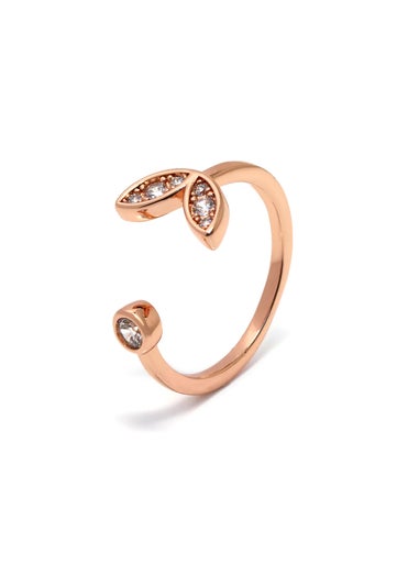 Say It With Rose Gold Winged Ring