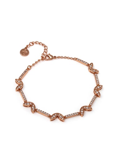 Say It With Rose Gold Winged Bracelet