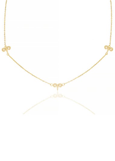 Say It With Gold Aries Necklace
