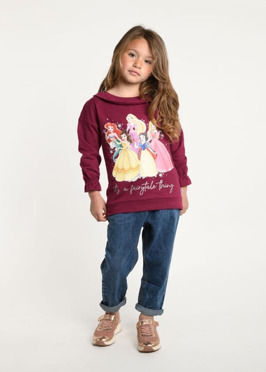 Disney Burgundy Princess Girls Top (4-8 yrs)