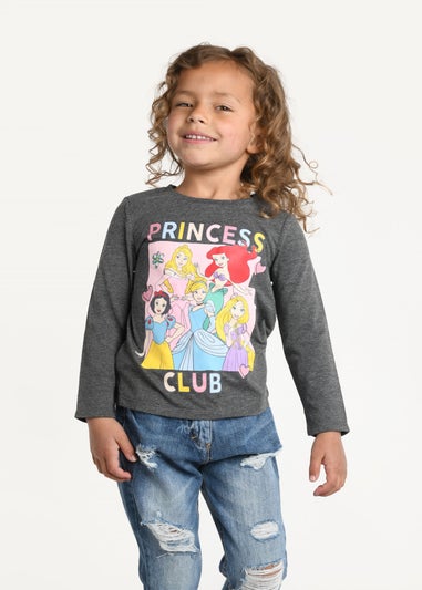 Disney Princess Grey Kids T Shirt (2-6 yrs)