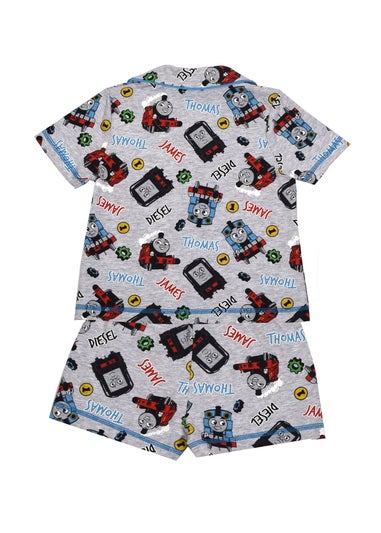 Thomas and Friends Grey Engine Kids Short Pyjama Set (12 months- 4 yrs)