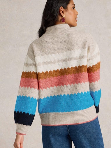 Pullover Shelly mit Colour-Block-Design