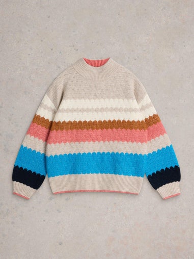 Pullover Shelly mit Colour-Block-Design