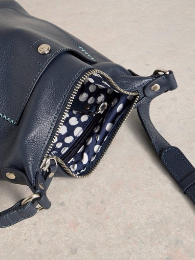 Mini Fern Crossbody-Tasche aus Leder