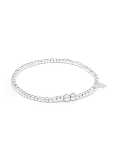 Say It With Silver Adults Ball Bracelet