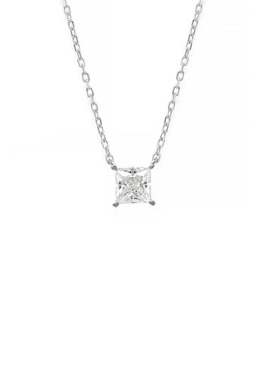 Say It With Silver Princess Necklace