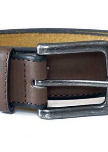 Duke Brown Avant Kingsize Burnished Edge Belt