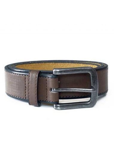 Duke Brown Avant Kingsize Burnished Edge Belt