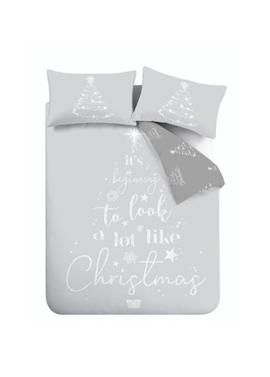 Catherine Lansfield A Lot Like Christmas Reversible Duvet Cover Set