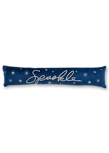 Catherine Lansfield Christmas Sparkle Door Draught Excluder (90x20cm)