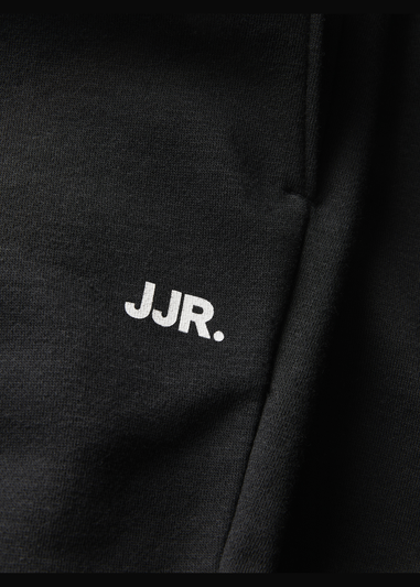 JJ Rebel Black Logo Jogging Bottoms