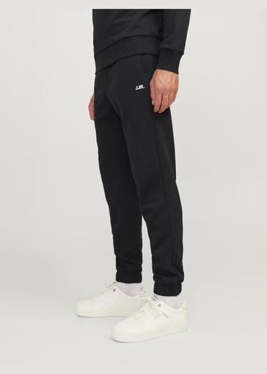 JJ Rebel Black Logo Jogging Bottoms