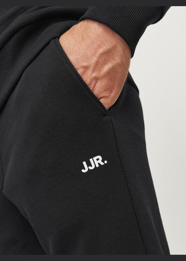 JJ Rebel Black Logo Jogging Bottoms